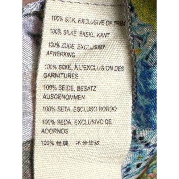 Johnny Was Pearce Blaire Silk Blouse XS - Picture 2 of 5